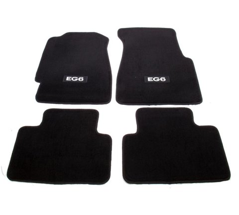 NRG Floor Mats - 92-95 Honda Civic 2DR (EG6 Logo) - 4pc. thumbnail 4