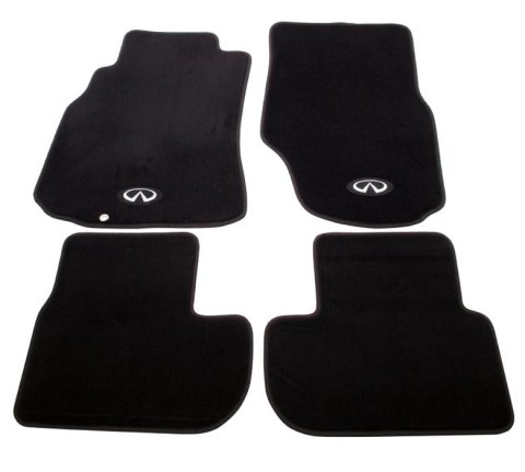 NRG Floor Mats - 03-06 G35 (Infiniti Emblem Logo) - 4pc. thumbnail 1