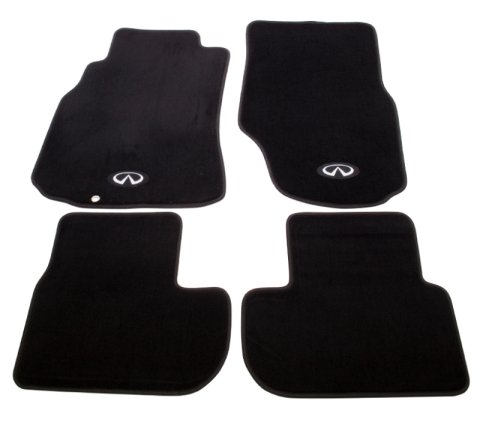 NRG Floor Mats - 03-06 G35 (Infiniti Emblem Logo) - 4pc. thumbnail 2