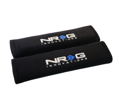 NRG Seat Belt Pads 2.7in. W x 11in. L (Black) Short - 2pc thumbnail 2