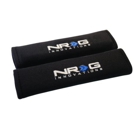 NRG Seat Belt Pads 2.7in. W x 11in. L (Black) Short - 2pc thumbnail 3
