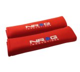NRG Seat Belt Pads 2.7in. W x 11in. L (Red) Short - 2pc thumbnail 1