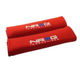 NRG Seat Belt Pads 2.7in. W x 11in. L (Red) Short - 2pc thumbnail 4