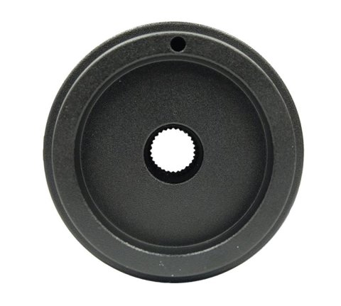 NRG Short Spline Adapter - 16+ Yamaha YXZ (Secures With OEM Lock Nut) - Black thumbnail 1