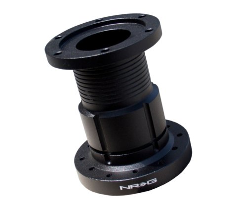 NRG Steering Wheel Hub Extension 4in. Spacer - Black thumbnail 1