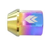 NRG 200 Series M12 X 1.25 Titanium Lug Nut Set - 21 Pc w/Lock Key Socket - Neochrome thumbnail 9