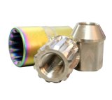 NRG 200 Series M12 X 1.5 Titanium Lug Nut Set - 21 Pc w/Lock Key Socket - Silver thumbnail 6