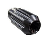 NRG 500 Series M12 X 1.25 Bullet Shape Steel Lug Nut Set - 21 Pc w/Lock Key - Black thumbnail 3