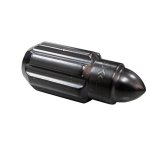 NRG 500 Series M12 X 1.5 Bullet Shape Steel Lug Nut Set - 21 Pc w/Lock Key - Black thumbnail 5