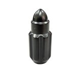 NRG 500 Series M12 X 1.5 Bullet Shape Steel Lug Nut Set - 21 Pc w/Lock Key - Black thumbnail 6