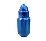 NRG 500 Series M12 X 1.25 Bullet Shape Steel Lug Nut Set - 21 Pc w/Lock Key - Blue thumbnail 6