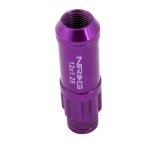 NRG 700 Series M12 X 1.25 Steel Lug Nut w/Dust Cap Cover Set 21 Pc w/Locks & Lock Socket - Purple thumbnail 8