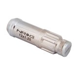 NRG 700 Series M12 X 1.25 Steel Lug Nut w/Dust Cap Cover Set 21 Pc w/Locks & Lock Socket - Silver thumbnail 2