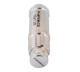 NRG 700 Series M12 X 1.25 Steel Lug Nut w/Dust Cap Cover Set 21 Pc w/Locks & Lock Socket - Silver thumbnail 6