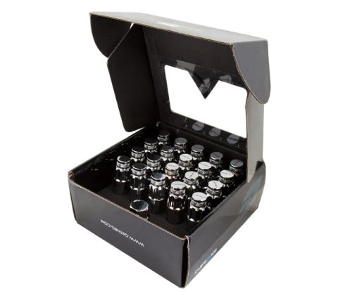 NRG 700 Series M12 X 1.5 Steel Lug Nut w/Dust Cap Cover Set 21 Pc w/Locks & Lock Socket - Silver thumbnail 7