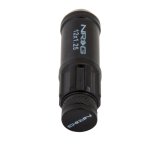 NRG 700 Series M12 X 1.25 Steel Lug Nut w/Dust Cap Cover Set 21 Pc w/Locks & Lock Socket - Black thumbnail 4