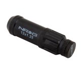 NRG 700 Series M12 X 1.25 Steel Lug Nut w/Dust Cap Cover Set 21 Pc w/Locks & Lock Socket - Black thumbnail 5