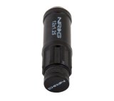 NRG 700 Series M12 X 1.25 Steel Lug Nut w/Dust Cap Cover Set 21 Pc w/Locks & Lock Socket - Black thumbnail 7