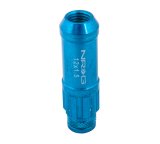 NRG 700 Series M12 X 1.5 Steel Lug Nut w/Dust Cap Cover Set 21 Pc w/Locks & Lock Socket - Blue thumbnail 6
