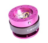 NRG Quick Release Gen 2.0 - Pink Body / Titanium Chrome Ring thumbnail 4