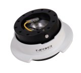 NRG Quick Release Kit Gen 2.5 - Black / White Ring w/Finger Grooves thumbnail 5