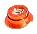 NRG Quick Release Kit Gen 2.5 - Orange Body / Titanium Chrome Ring thumbnail 1