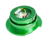 NRG Quick Release Kit Gen 2.5 - Green Body / Titanium Chrome Ring thumbnail 1