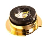 NRG Quick Release Kit Gen 2.5 - Black Body / Chrome Gold Ring thumbnail 2