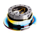 NRG Quick Release Gen 2.5 - Gunmetal Body / Neochrome Ring thumbnail 5