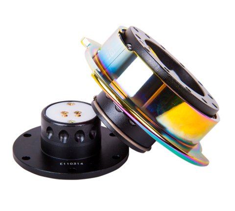 NRG Quick Release Gen 2.5 - Black Body / Neochrome Ring thumbnail 4