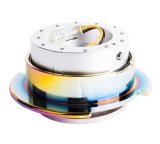 NRG Quick Release Gen 2.5 - Silver Body / Neochrome Ring thumbnail 2