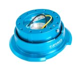 NRG Quick Release Kit Gen 2.8 - New Blue Body / Titanium Chrome Ring thumbnail 1