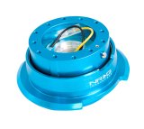 NRG Quick Release Kit Gen 2.8 - New Blue Body / Titanium Chrome Ring thumbnail 3