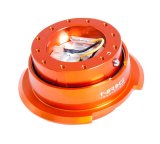 NRG Quick Release Kit Gen 2.8 - Orange Body / Titanium Chrome Ring thumbnail 1