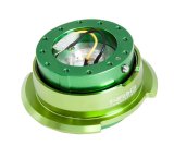 NRG Quick Release Kit Gen 2.8 - Green Body / Titanium Chrome Ring thumbnail 1