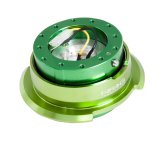 NRG Quick Release Kit Gen 2.8 - Green Body / Titanium Chrome Ring thumbnail 2