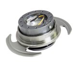 NRG Quick Release Kit Gen 3.0 - Gunmetal Body / Gunmetal Ring w/Handles thumbnail 3