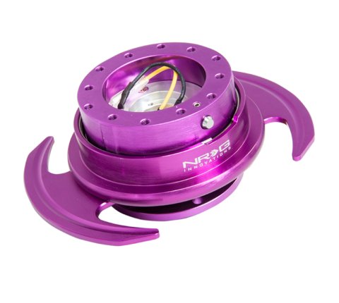 NRG Quick Release Kit Gen 3.0 - Purple Body / Purple Ring w/Handles thumbnail 3