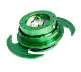 NRG Quick Release Kit Gen 3.0 - Green Body / Green Ring w/Handles thumbnail 3