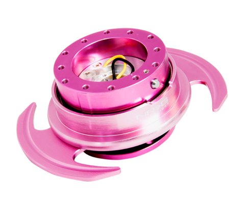 NRG Quick Release Kit Gen 3.0 - Pink Body / Pink Ring w/Handles thumbnail 2