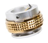 NRG Quick Release Kit - Pyramid Edition - Silver Body / Chrome Gold Pyramid Ring thumbnail 4
