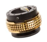 NRG Quick Release Kit - Pyramid Edition - Black Body / Chrome Gold Pyramid Ring thumbnail 5