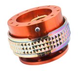 NRG Quick Release Kit - Pyramid Edition - Orange Body / Neochrome Pyramid Ring thumbnail 1