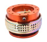 NRG Quick Release Kit - Pyramid Edition - Orange Body / Neochrome Pyramid Ring thumbnail 4