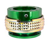 NRG Quick Release Kit - Pyramid Edition - Green Body / Neochrome Pyramid Ring thumbnail 3