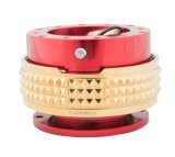 NRG Quick Release Kit - Pyramid Edition - Red Body / Chrome Gold Pyramid Ring thumbnail 3