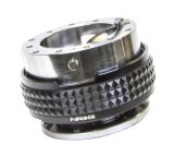 NRG Quick Release Kit - Pyramid Edition - Gunmetal Body / Black Pyramid Ring thumbnail 1