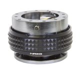 NRG Quick Release Kit - Pyramid Edition - Gunmetal Body / Black Pyramid Ring thumbnail 3