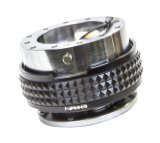 NRG Quick Release Kit - Pyramid Edition - Gunmetal Body / Black Pyramid Ring thumbnail 4