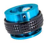 NRG Quick Release Kit - Pyramid Edition - New Blue Body / Black Pyramid Ring thumbnail 4